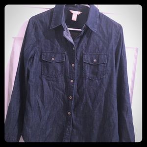 Banana Republic denim button up!